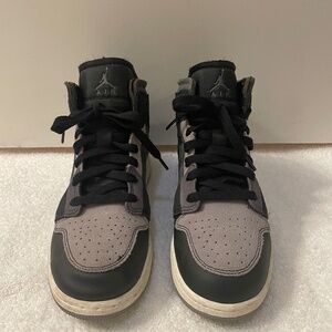 Nike Air Jordan 1 Mid SE Craft Inside Out Stealth Black DV0438-001 7Y Mens 7